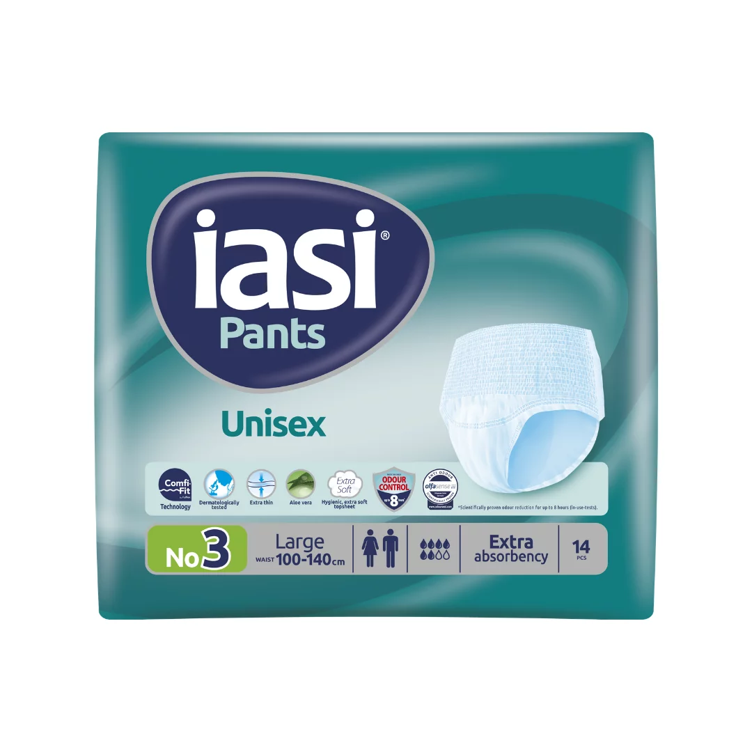 فوط IASI UNISEX للكبار 14 فوطه حجم كبير