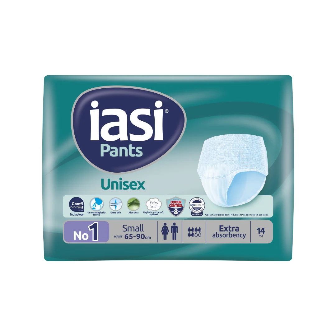 فوط IASI UNISEX للكبار 14 فوطه حجم صغير