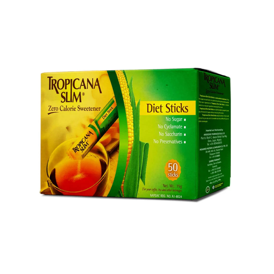 Tropicana Slim Zero Calorie Sweetener 50 Sachets