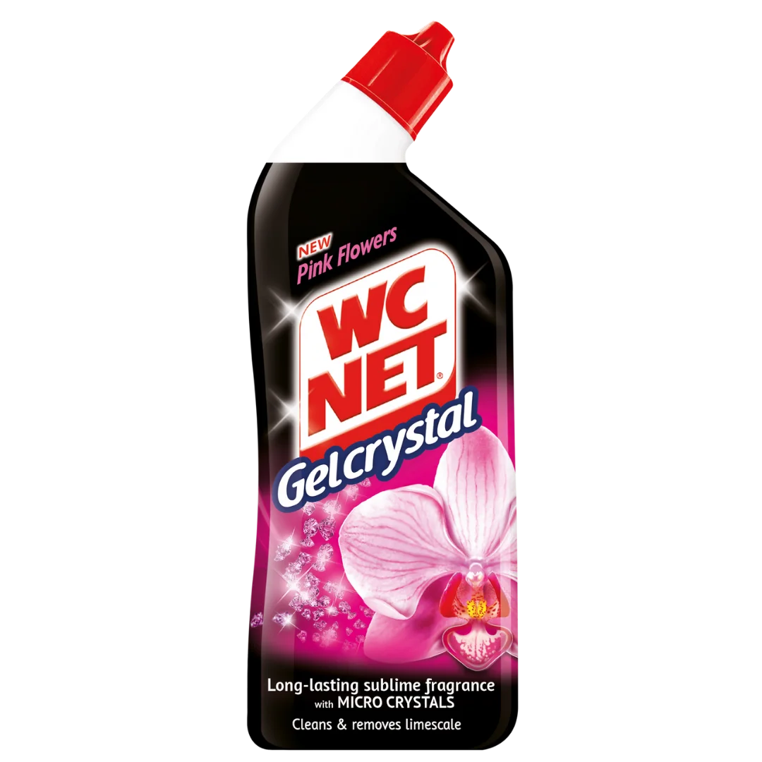 بولتون معقم للتواليت750مل كريستال جل الورد الزهري