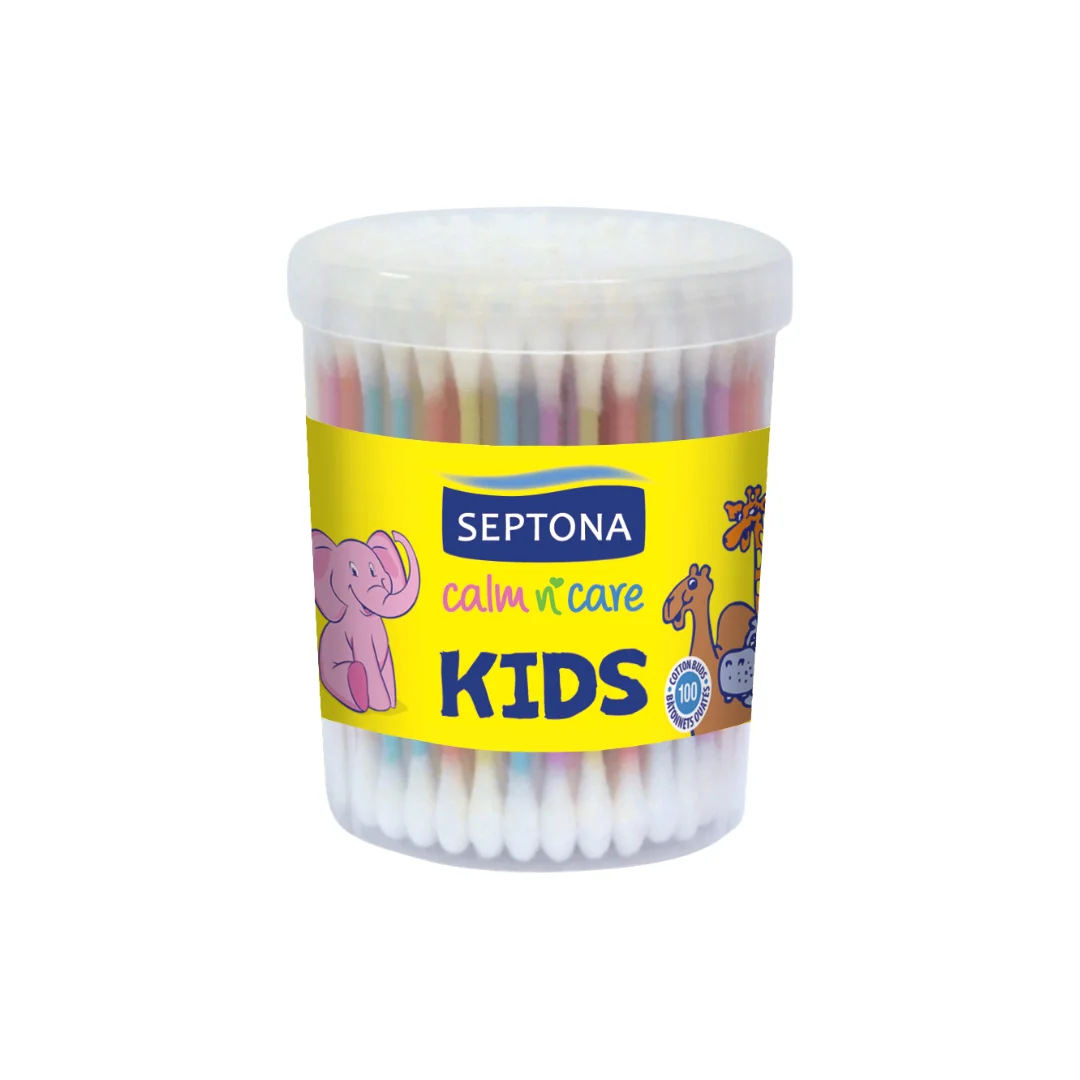 SEPTONA Calm n Care COTTON BUDS for KIDS 100 pcs