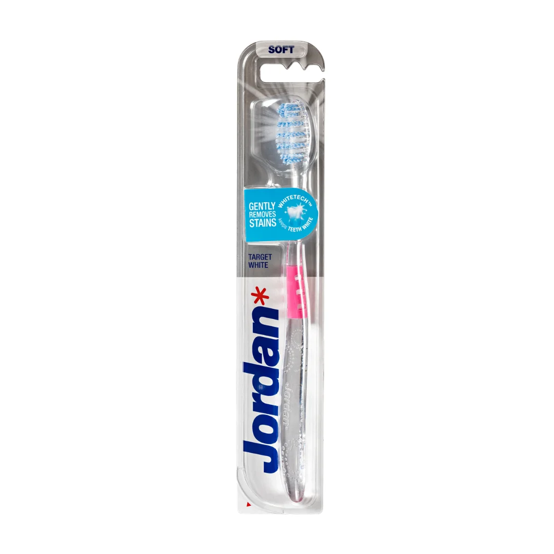 Jordan Toothbrush Target White - Soft