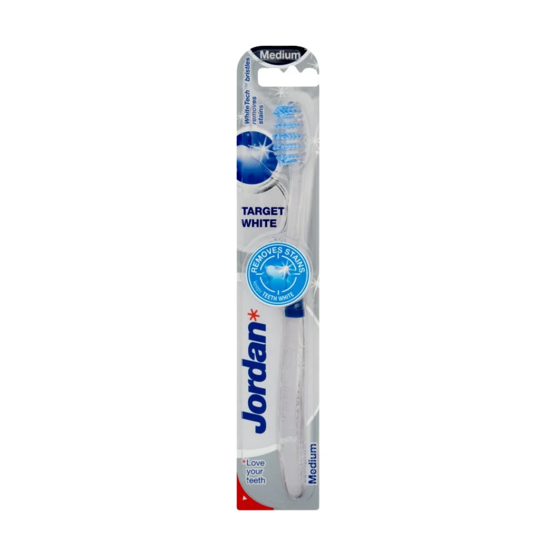 Jordan Toothbrush Target White - Medium