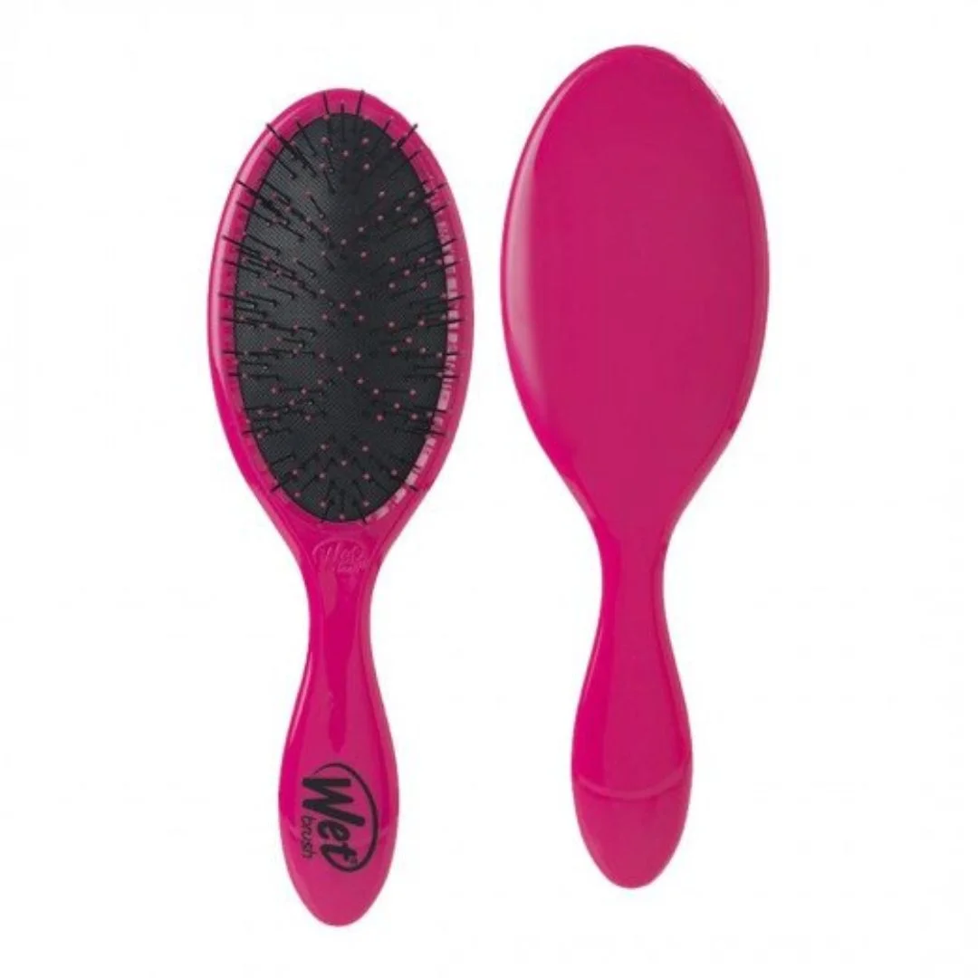 Wet Brush Detangler For Thick Hair - Pink