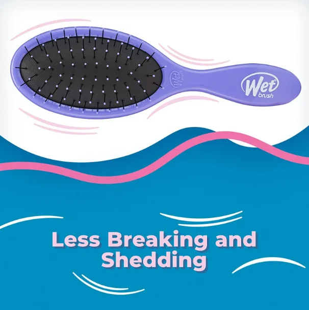 WB Custom Care Thin Hair Detangler- Purple - Image 2