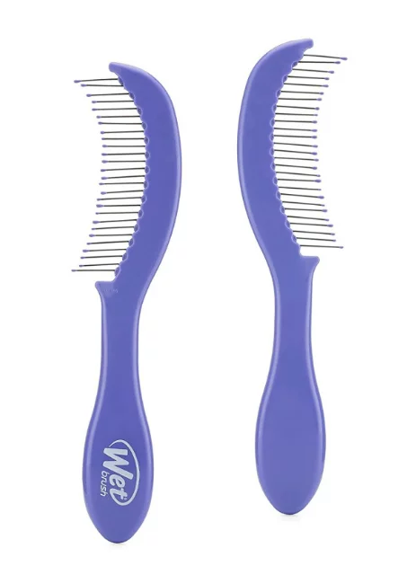 WB Custom Care Thin Hair Detangling Comb-Purple - Image 2