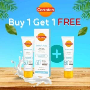 Carroten Sensicare Suncare Face Cream 50ml - SPF50+GET ONE FREE